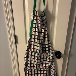 Periodic Table Apron with Green Straps